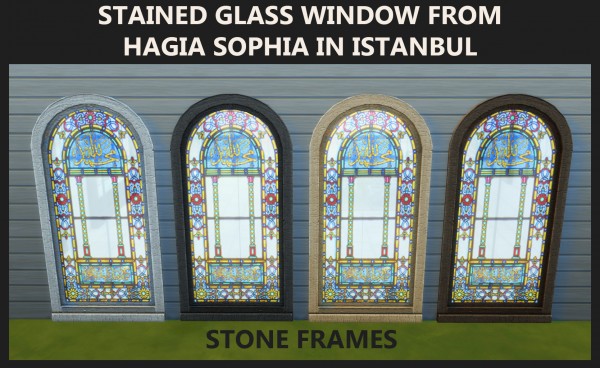  Mod The Sims: Stained Glass Windows   Religious Theme by Simmiller