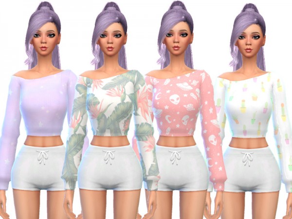  The Sims Resource: Snazzy Long Sleeved Shirts by Wicked Kittie