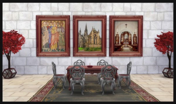  Mod The Sims: 3 Religious Paintings   Get Together Required by Simmiller