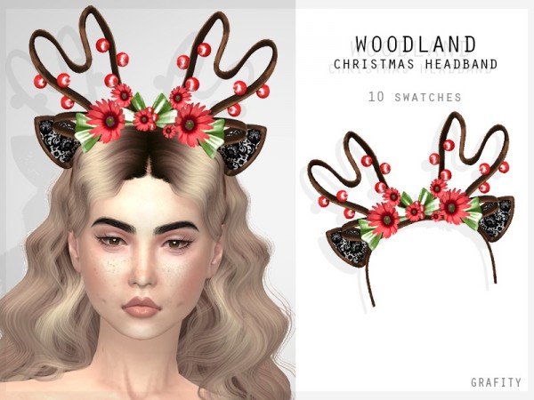  Grafity cc: Woodland Christmas Headband