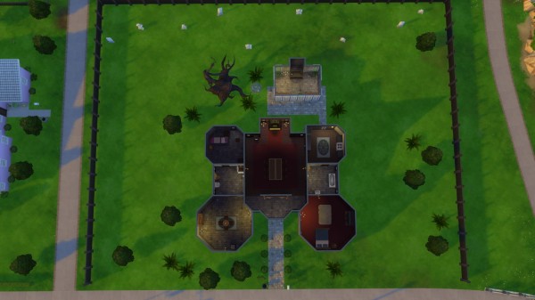  Mod The Sims: Goth Manor by Brainlet