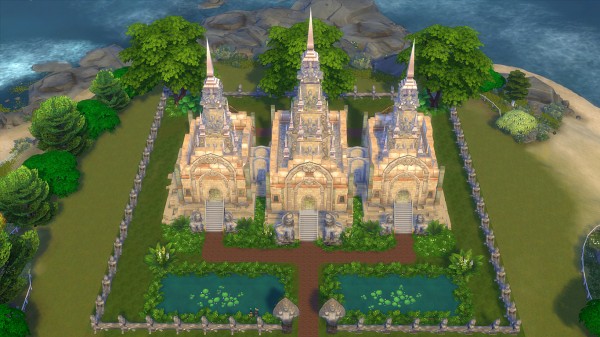  Mod The Sims: Nakara   Thai Temple by Oo NURSE oO