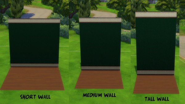  Mod The Sims: Green wall   Blacks family tapestry set by iSandor