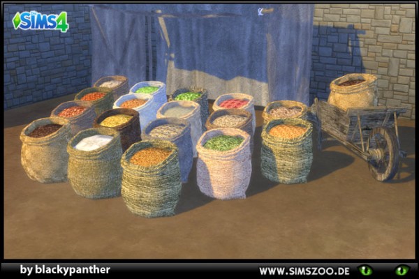  Blackys Sims 4 Zoo: Middle old market    Sack 2 by blackypanther