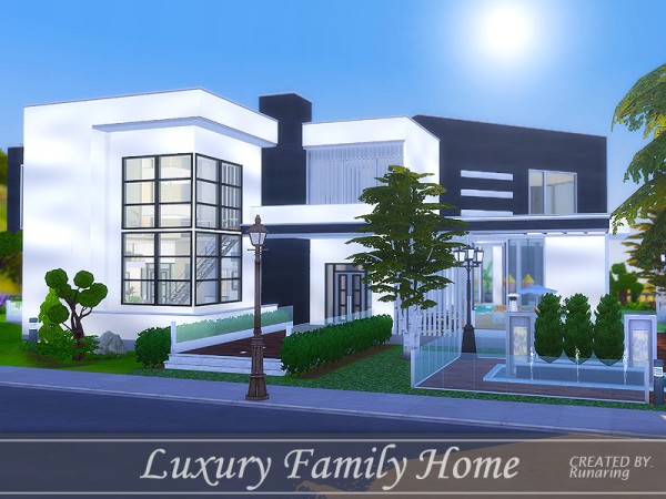  The Sims Resource: Luxury Family Home No cc by