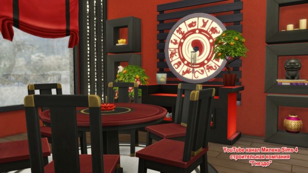  Sims 3 by Mulena: Room Moonlit Dining Room