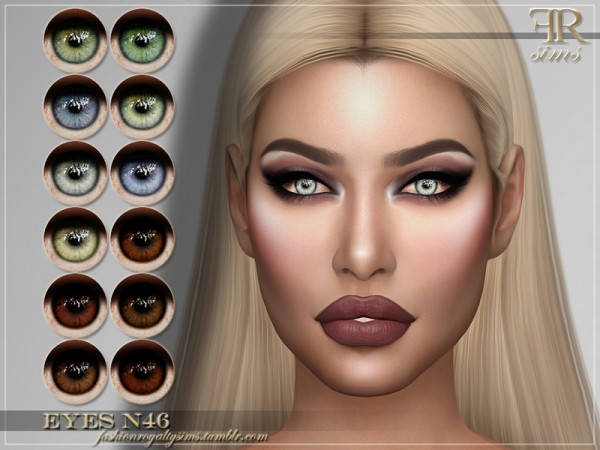  The Sims Resource: Eyes N46 by FashionRoyaltySims
