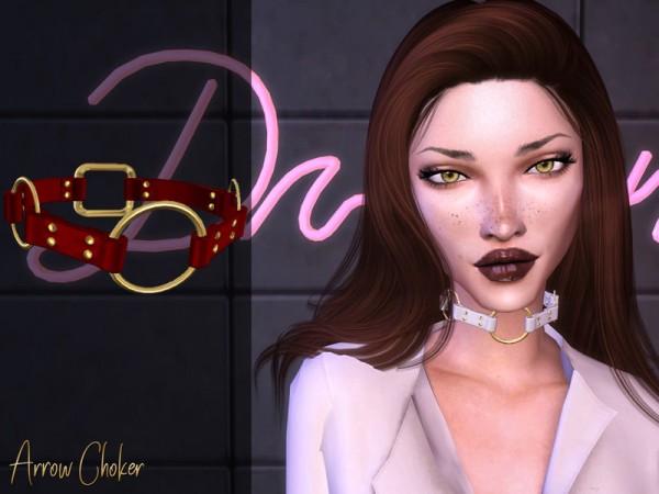  The Sims Resource: Arrow Choker by Genius666