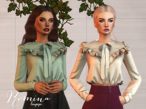  The Sims Resource: Romina top by Laupipi