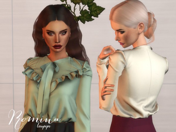  The Sims Resource: Romina top by Laupipi