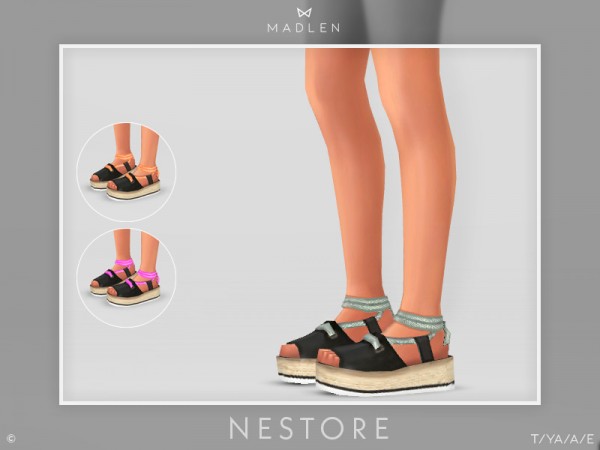  The Sims Resource: Madlen Nestore Shoes by MJ95