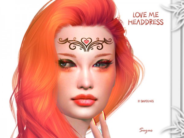  The Sims Resource: Love Me Headdress by Suzue