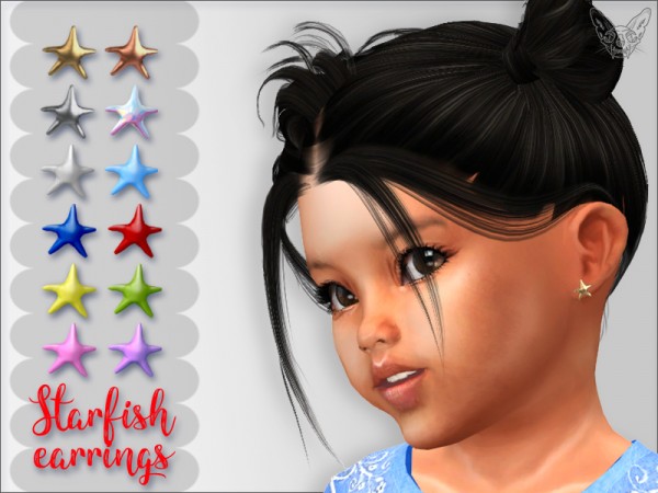  Giulietta Sims: Starfish Earrings For Toddlers