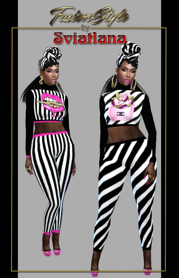  Fusion Style: Top and Leggings by Sviatlana
