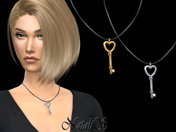  The Sims Resource: Key to my heart pendant by NataliS