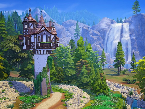  The Sims Resource: Rapunzels Towers by kaibellvert