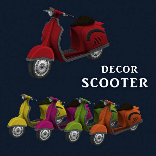  Leo 4 Sims: Decor Scooter