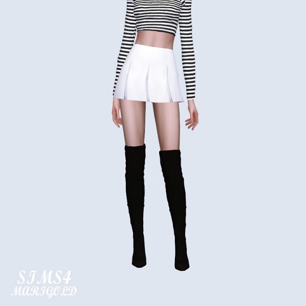  SIMS4 Marigold: Mini Pleats Skirt Secret