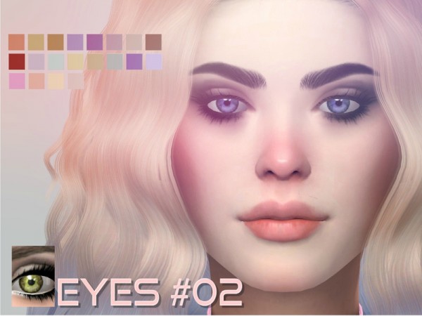  The Sims Resource: Stardust Simmer Eyes 02 by aesthetic sims4