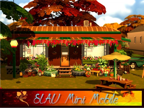  The Sims Resource: SLAV Mini Mobile Home by selarono