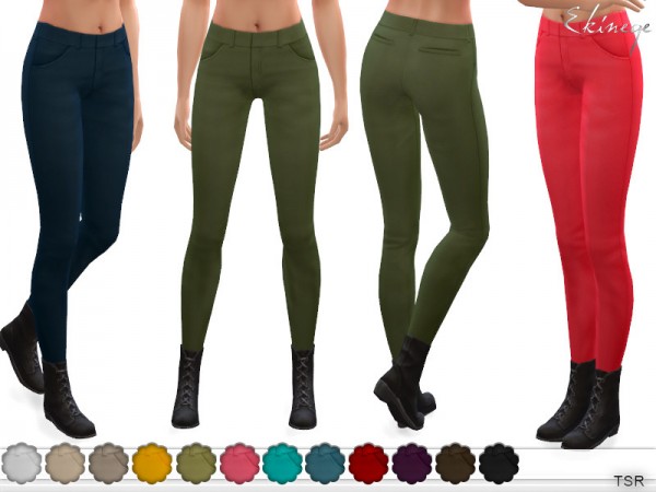  The Sims Resource: Woven Pants by ekinege