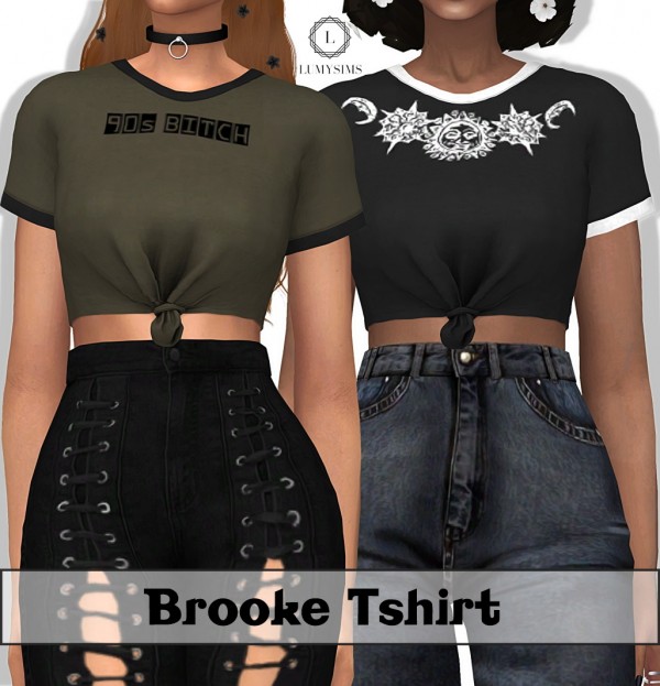  LumySims: Brooke T Shirt