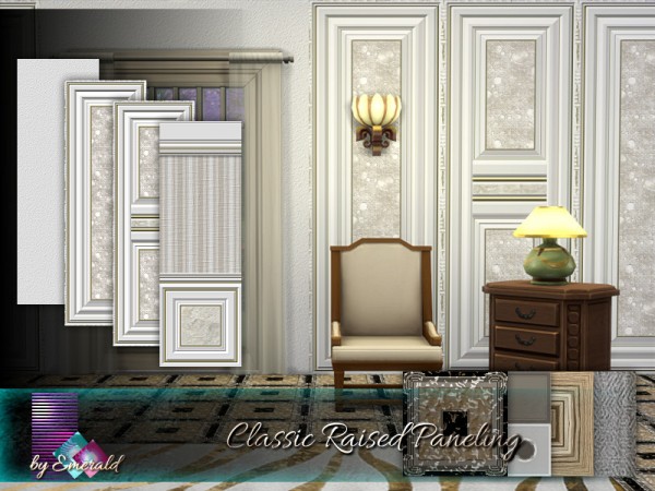  The Sims Resource: Classic Raised Paneling by emerald