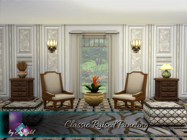  The Sims Resource: Classic Raised Paneling by emerald