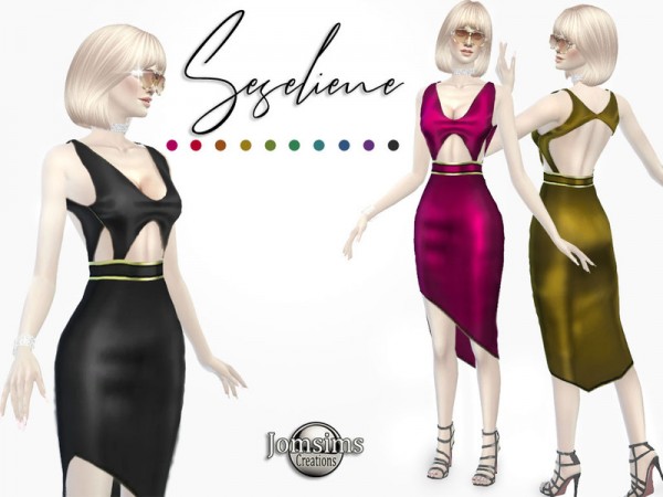  The Sims Resource: Seseliene dress by jomsims