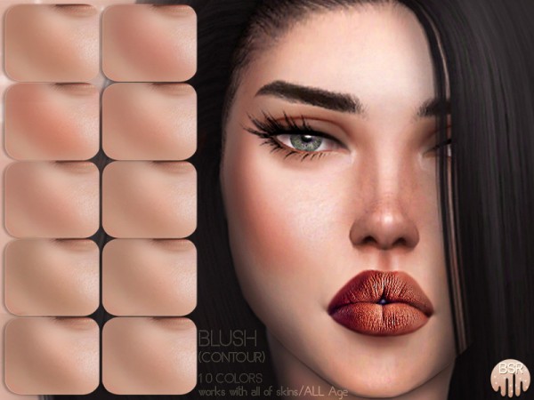  The Sims Resource: Blush (Contour) BH07 by busra tr