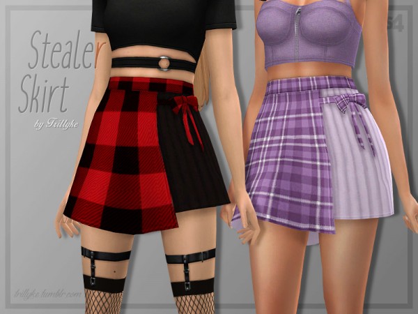  The Sims Resource: Stealer Skirt by Trillyke