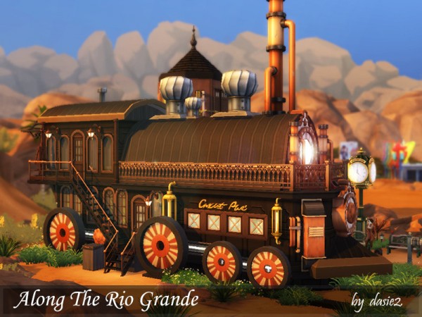  The Sims Resource: Along The Rio Grande home by dasie2