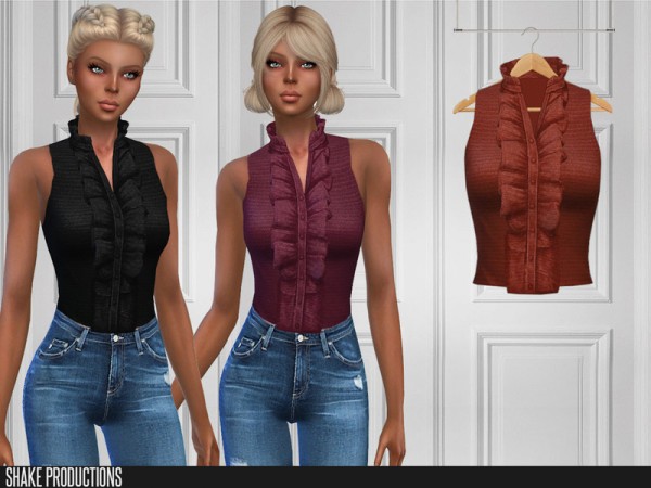  The Sims Resource: 230   Blouse by ShakeProductions