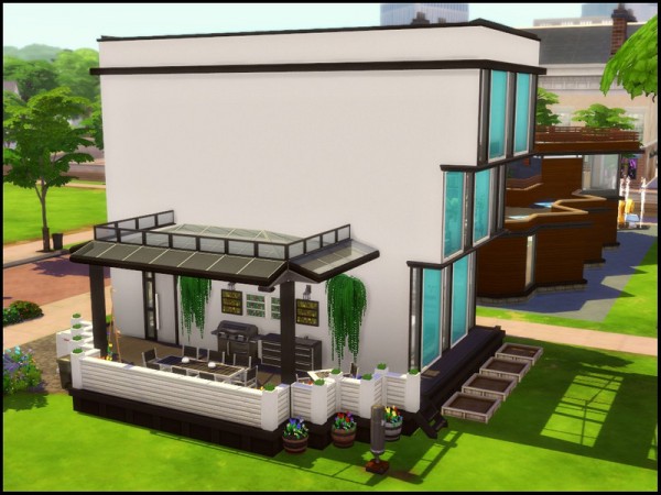  The Sims Resource: Sleek House by sparky