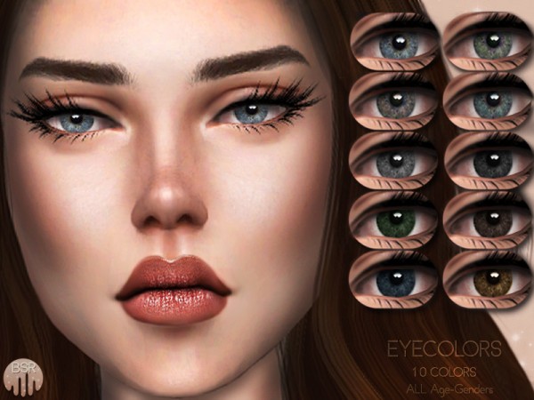  The Sims Resource: Realistic Eyecolors BES11 by busra tr
