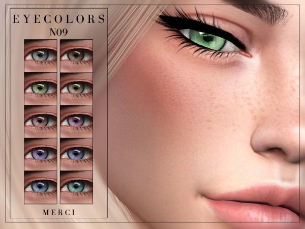  The Sims Resource: Eyecolors N09 by Merci