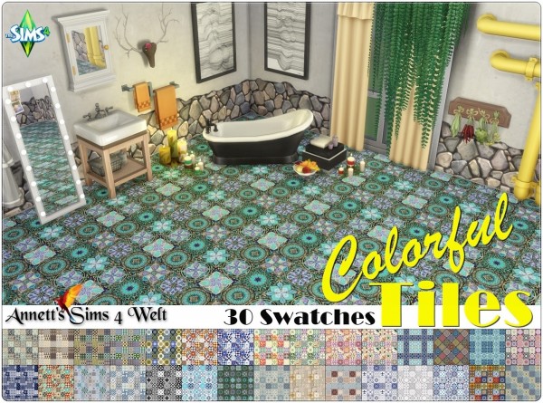  Annett`s Sims 4 Welt: Colorful Tiles