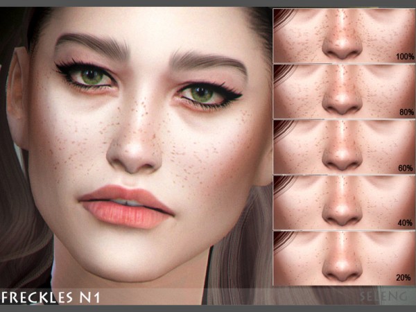  The Sims Resource: Freckles N1 by Seleng