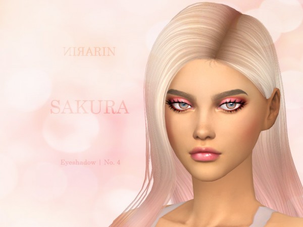  The Sims Resource: Sakura Eyeshadow by nirarin