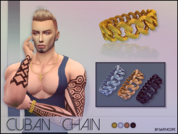  Sims Studio: Cuban Chain by mathcope