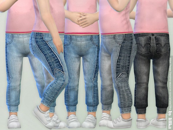  The Sims Resource: Toddler Jeans P07 by lillka