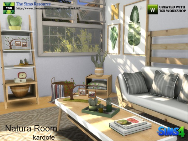Natura Living Room The Sims 4