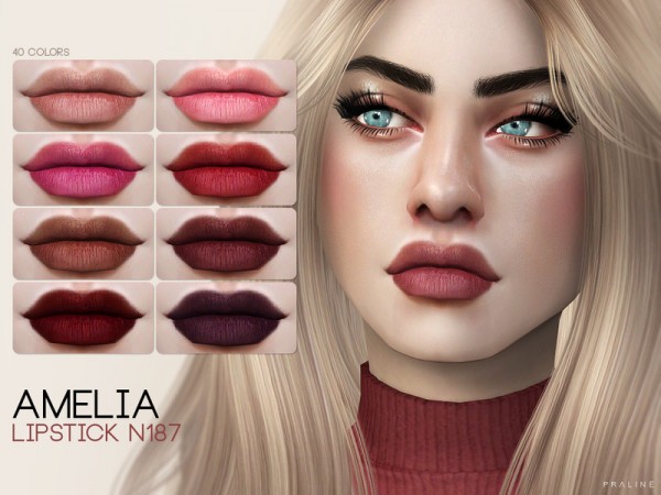  The Sims Resource: Lipstick Collection by Pralinesims