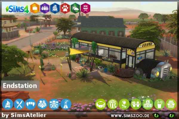  Blackys Sims 4 Zoo: Endstation by SimsAtelier