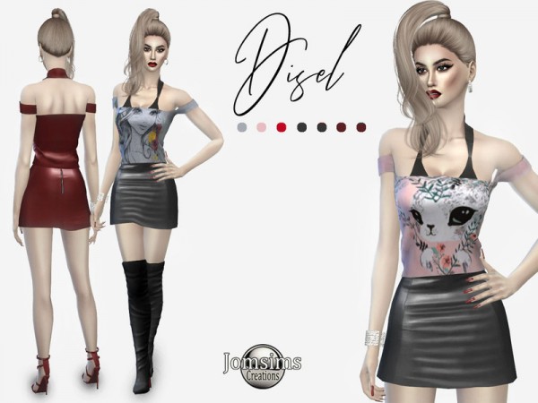  The Sims Resource: Disel dress by jomsims