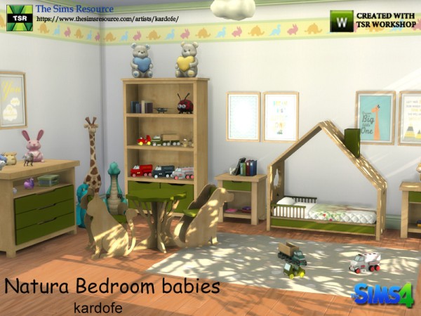  The Sims Resource: Natura Bedroom Babies by kardofe
