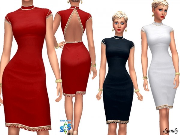  The Sims Resource: Dress   201902 03 by dgandy