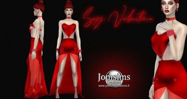  Jom Sims Creations: Valentina Dress