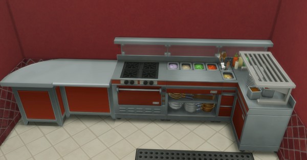  Mod The Sims: Completed Kitchen by harlequin eyes