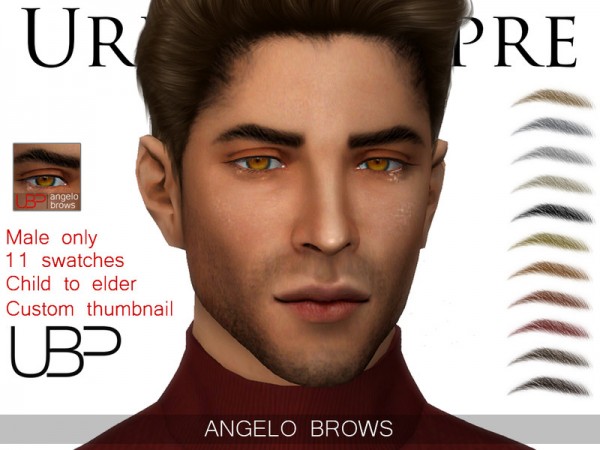  The Sims Resource: Angelo brows by Urielbeaupre